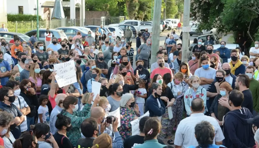 Basta de Inseguridad: El reclamo comenzó desde temprano en Villa Elisa