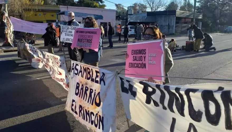 El Rincón en lucha: "Es realmente una porquería lo que están haciendo"