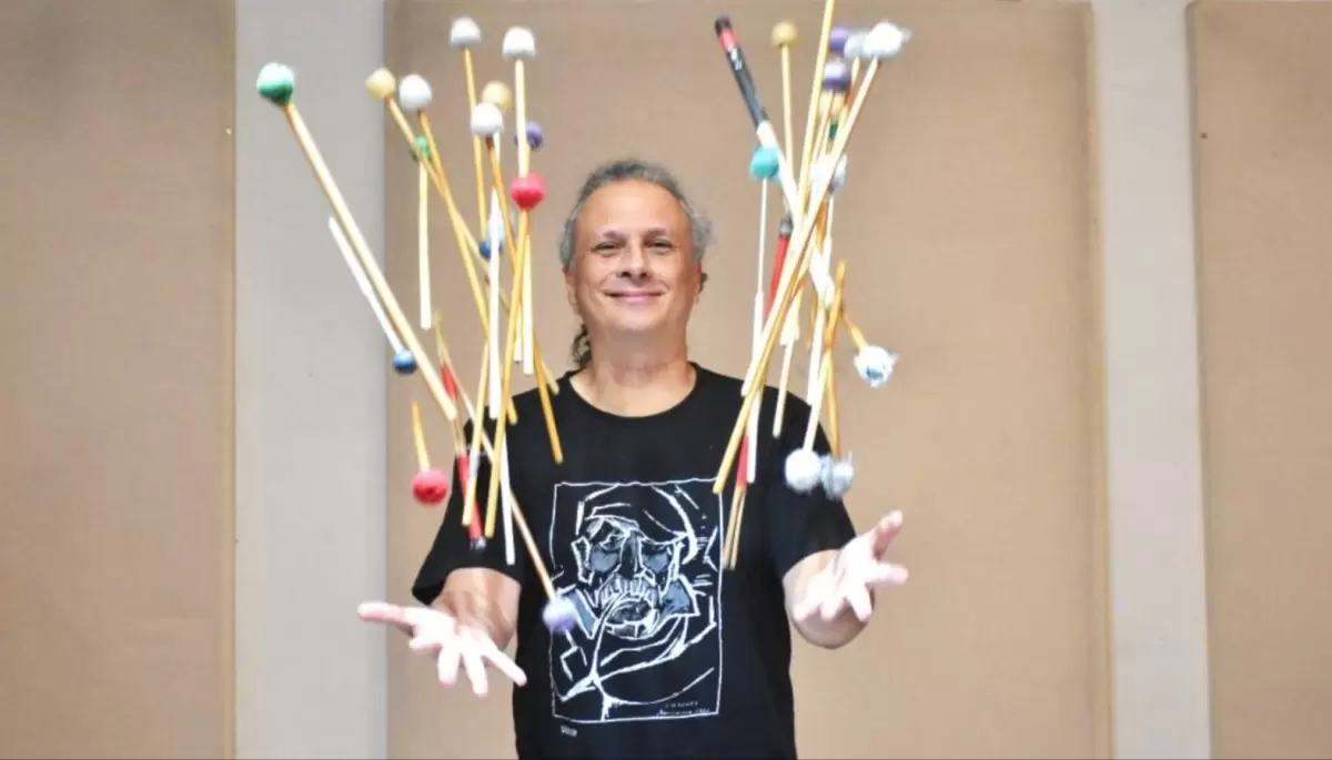 Todas las percusiones todas: Pablo Rivas en el Teatro de Cámara de City Bell