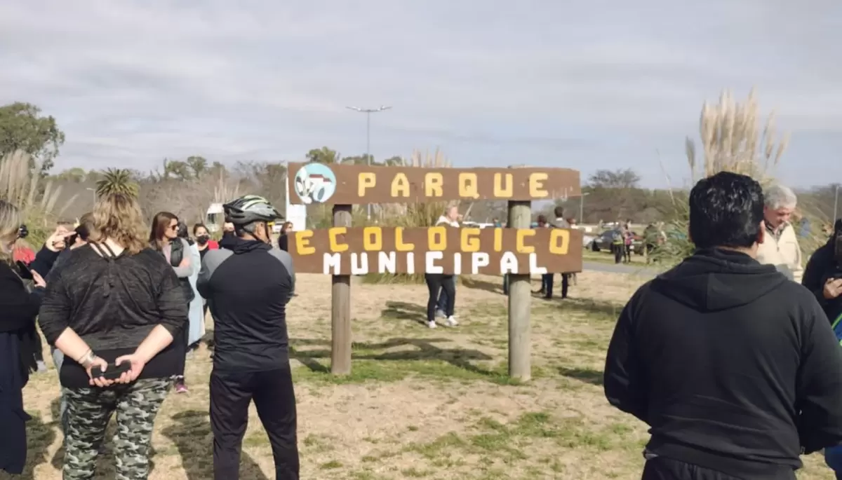 Protesta en el Parque Ecológico Municipal: "Por culpa de los delincuentes ya no podemos estar más acá"