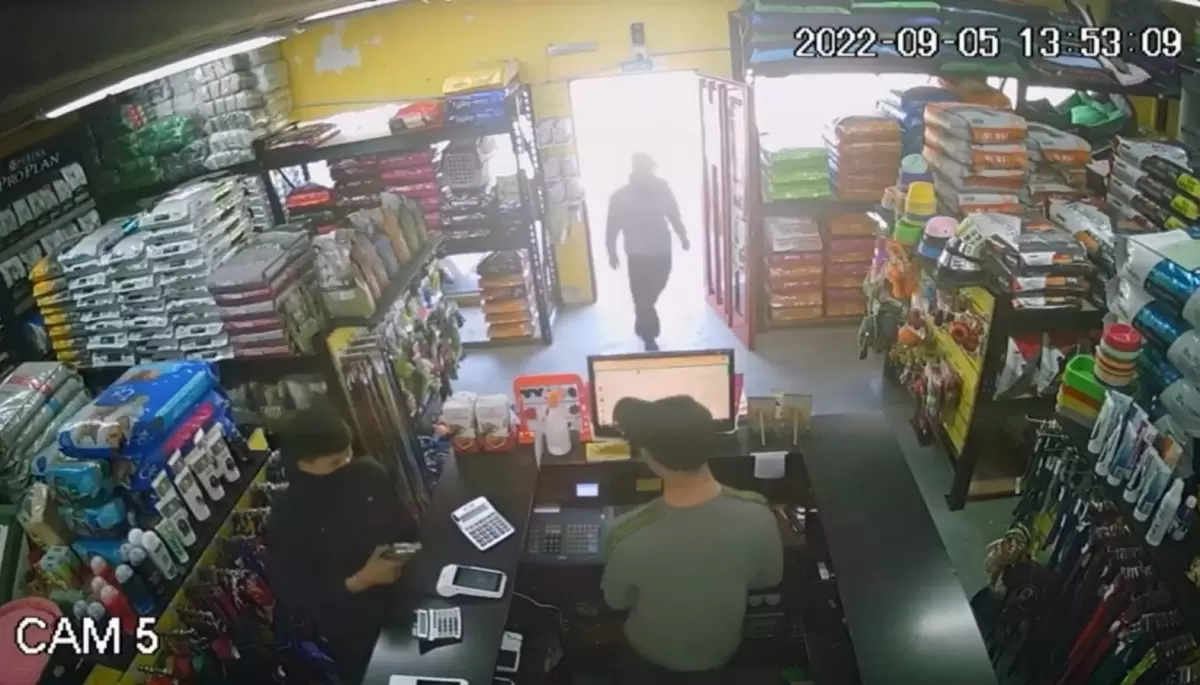 Video: Nuevo robo en comercio de City Bell sobre el Camino General Belgrano