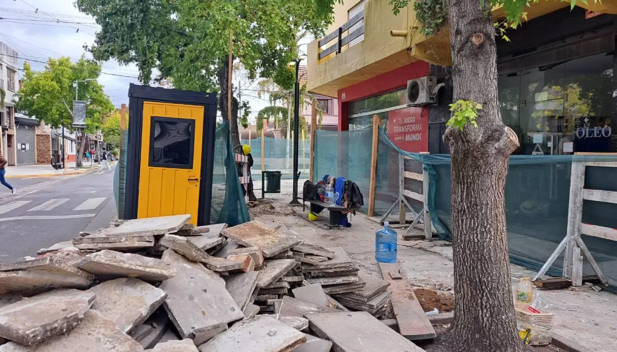🚧 City Bell: Ya comenzaron los trabajos de renovación del Centro Comercial de Calle Cantilo
