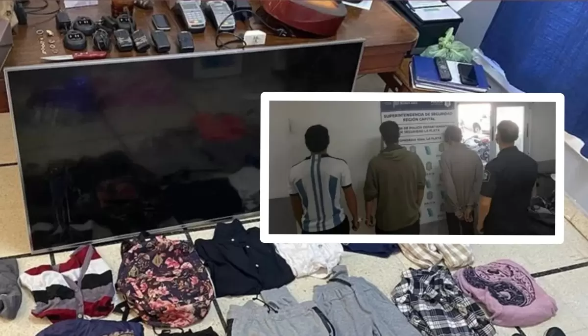 🚔 Solo en City Bell: 2 hermanos y 1 cómplice cayeron tras robar 3 veces en la misma casa