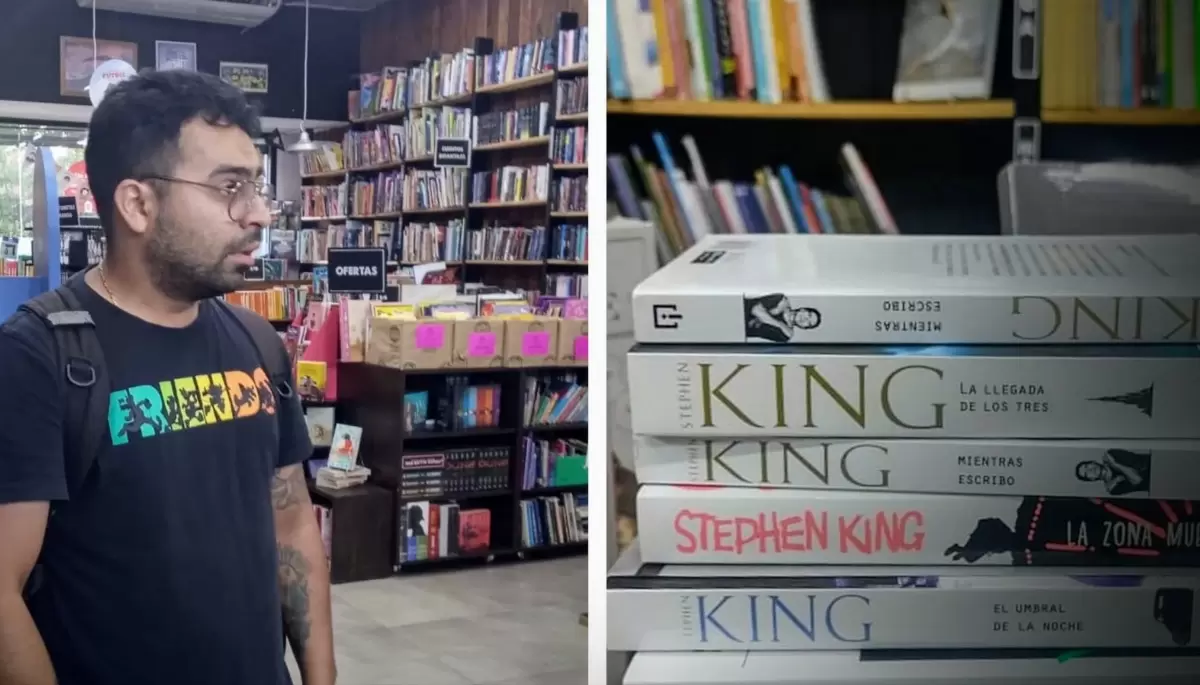 📚 Arresto de novela en City Bell: Robó 17 libros de Stephen King y lo encerraron en la librería