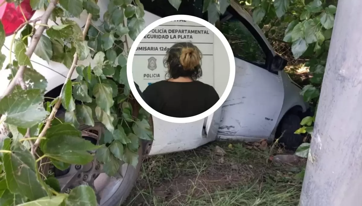 🚨 Persecución, vuelco y arresto en Villa Elisa: Una mujer uruguaya conducía un auto con pedido de secuestro
