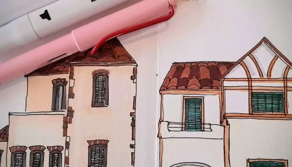 😍 City Bell ilustrado: Un viaje a mano alzada por sus 40 casas patrimoniales