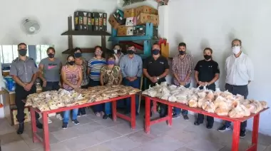 Presos de Gorina: Cosecharon verduras y hornearon pizzas a beneficio