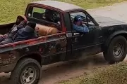 Villa Elisa: Cayeron 3 ladrones tras ser reconocidos cargando gas