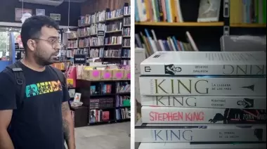 📚 Arresto de novela en City Bell: Robó 17 libros de Stephen King y lo encerraron en la librería