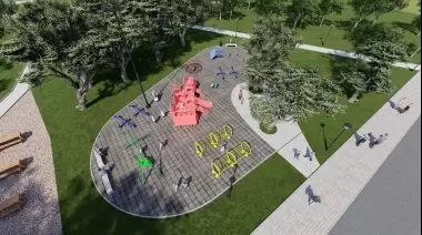 🪁 Escaladores, kits aeróbicos y luces LED: Así serán los nuevos patios de juegos en City Bell y Villa Elisa
