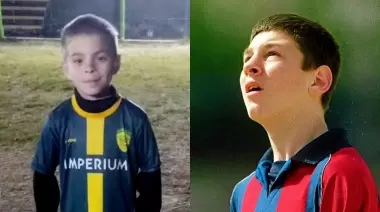 ⚽ Como Messi: Santino juega al fútbol en City Bell y necesita el mismo tratamiento para crecer
