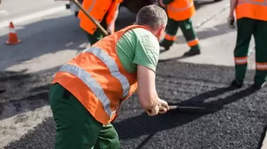 Obras en Gorina: Nueva carpeta asfáltica en conexión con Melchor Romero