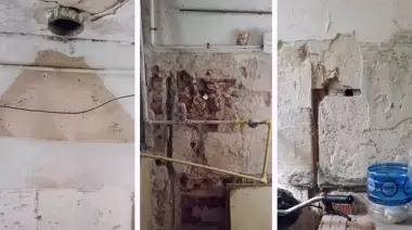 10 años sin respuestas: La Escuela N°14 de Villa Elisa se cae a pedazos