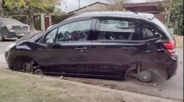 Volvieron los roba ruedas a City Bell con 3 casos en pocas horas