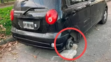 Video: Ola de ataques de roba ruedas en zonas céntricas de City Bell