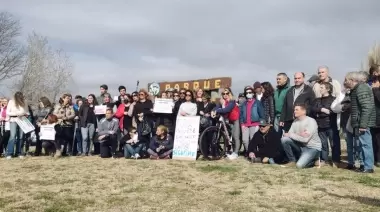 Protesta en el Parque Ecológico Municipal: "Por culpa de los delincuentes ya no podemos estar más acá"