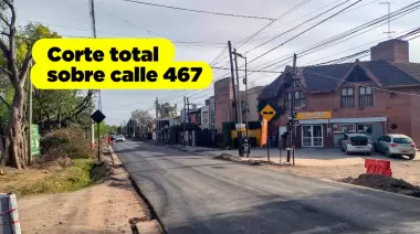 City Bell:  Avanza la obra de 467, informan nuevos cortes totales y desvíos