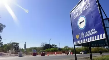 City Bell: Desvian tránsito pesado en calle 467 por la obra de repavimentación