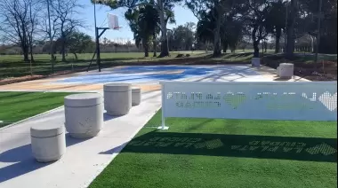 🏀 Adelanto: Así lucen las nuevas canchas del Parque Ecológico Municipal de Villa Elisa