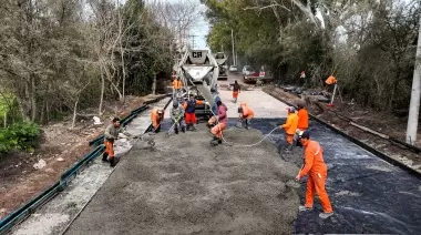 🚧 Garro supervisó una obra clave de la Municipalidad de La Plata para Gorina y Hernández