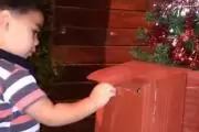En el barrio Martín Fierro de City Bell se robaron un Árbol de Navidad instalado para los niños de la zona