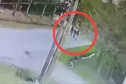 Video: En un barrio de City Bell los delincuentes roban a plena luz del día
