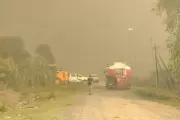 🚒 Humo y cenizas en Gonnet y Villa Elisa por voraz incendio en la Reserva de Punta Lara